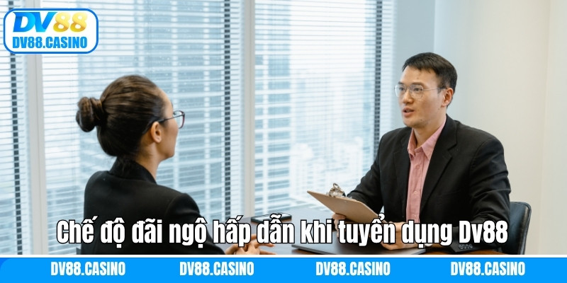 Chế độ đãi ngộ hấp dẫn khi tuyển dụng Dv88