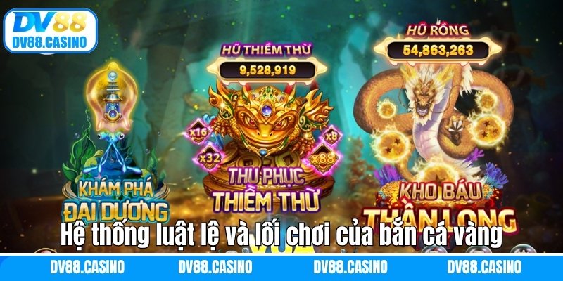 Hệ thống luật lệ và lối chơi của bắn cá vàng cho tân thủ