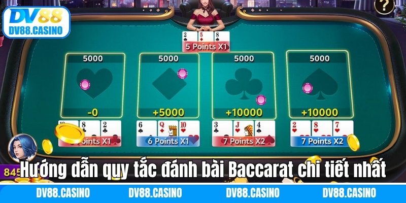 Hướng dẫn quy tắc đánh bài Baccarat chi tiết nhất