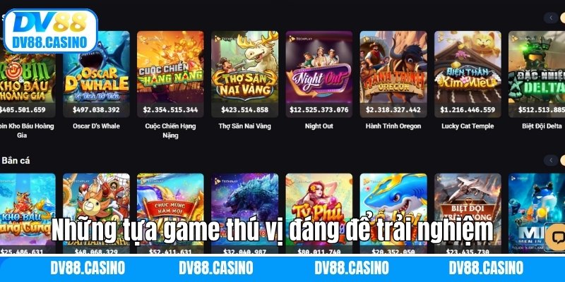 Những tựa game thú vị đáng để trải nghiệm tại cổng game 